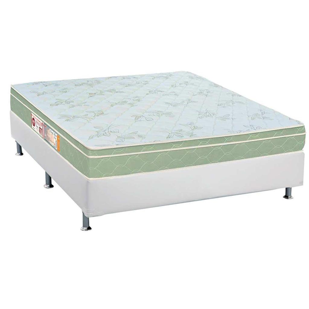 Conjunto Box Casal: Colchão Espuma Castor D33 Sleep Max + Base CRC Courano White (138×188) Conjunto Box Casal: Colchão Espuma Castor D33 Sleep Max + Base CRC Courano White (138×188)