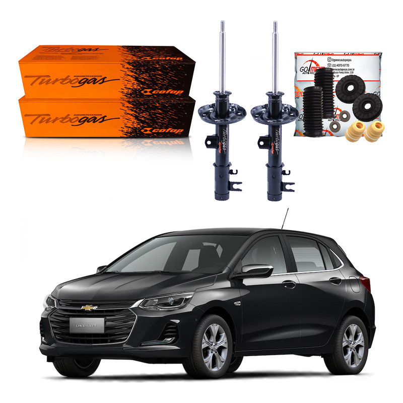 Kit Amortecedor Dianteiro Onix 1.0 Aspirado 2019 A 2025 Kit Amortecedor Dianteiro Onix 1.0 Aspirado 2019 A 2025