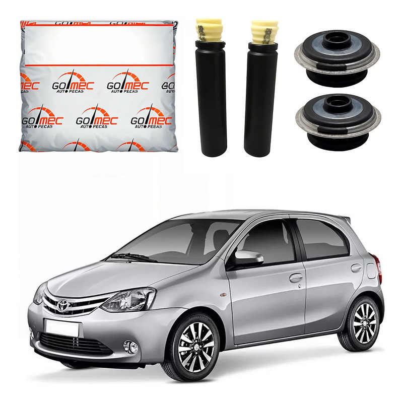 Kit Batente Traseiro Etios 1.3 1.5 2012 A 2016 Kit Batente Traseiro Etios 1.3 1.5 2012 A 2016