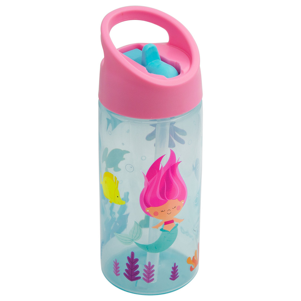 Garrafinha Infantil Criança Resistente Buba Sereia 380ml Garrafinha Infantil Criança Resistente Buba Sereia 380ml