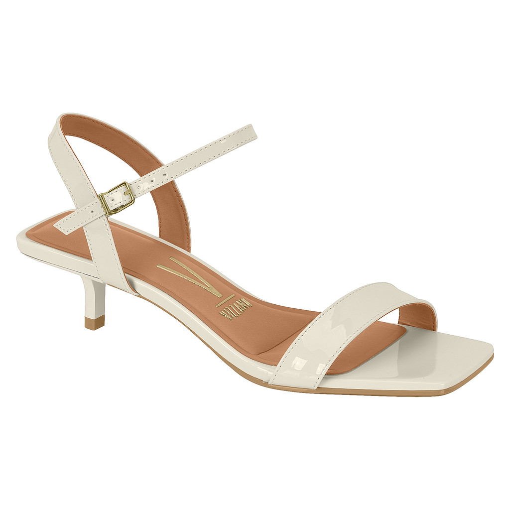 Sandália Feminina Salto Fino Baixo Kitten Heel Quadrada Tendência Moda Vizzano Original Sandália Feminina Salto Fino Baixo Kitten Heel Quadrada Tendência Moda Vizzano Original