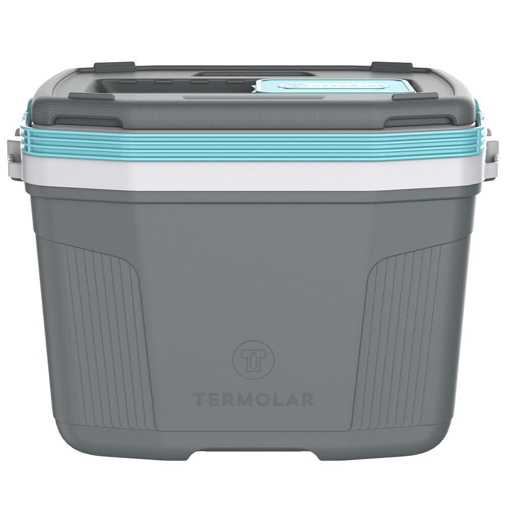 Caixa Térmica 32 Litros Termolar SUV 58542, Cinza e Verde Litoral