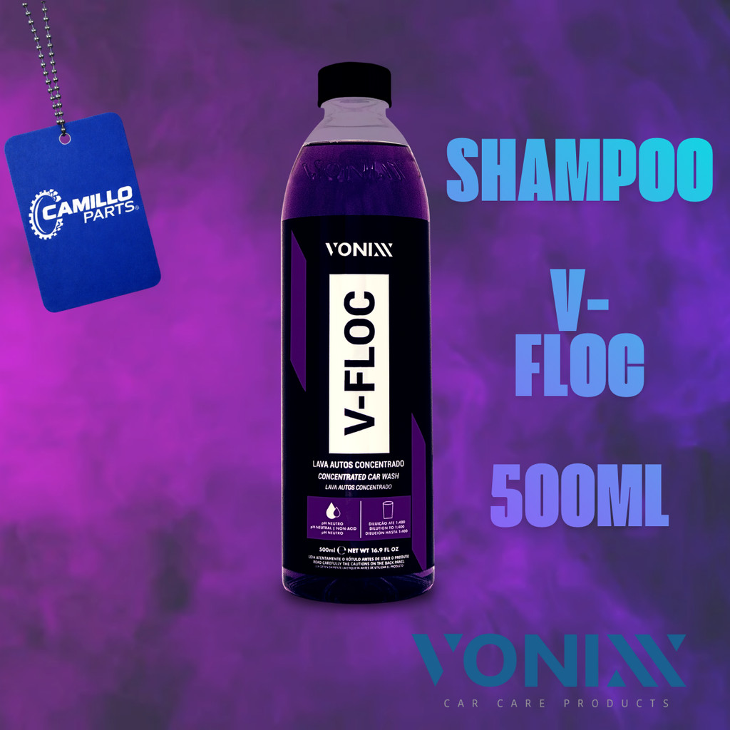 Shampoo Automotivo Neutro Concentrado V Floc 500ml Vonixx Shampoo Automotivo Neutro Concentrado V Floc 500ml Vonixx