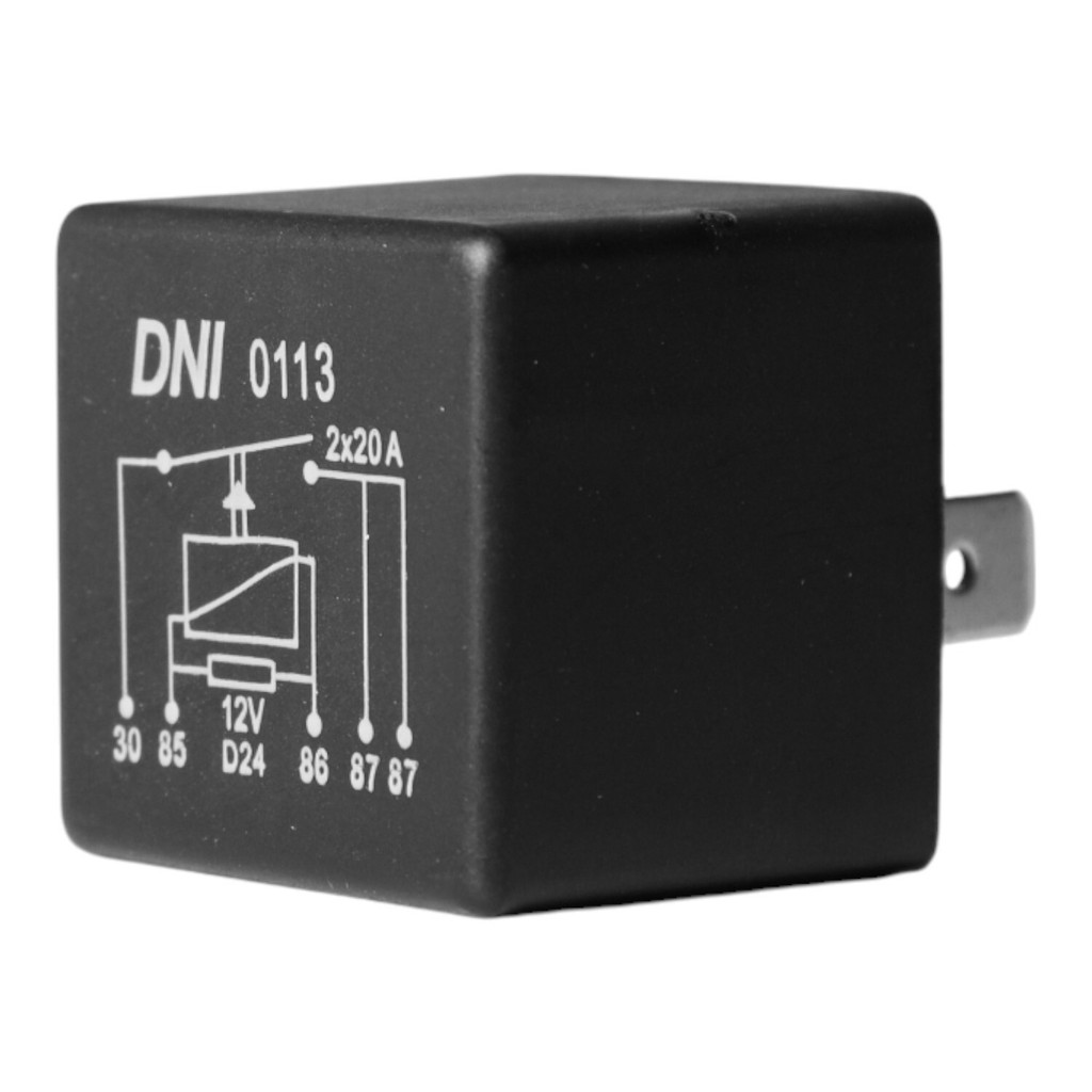 Relé Auxiliar Fiat / Peugeot / VW / Hyundai / Kia / New Holland – DNI 0113 Relé Auxiliar Fiat / Peugeot / VW / Hyundai / Kia / New Holland – DNI 0113