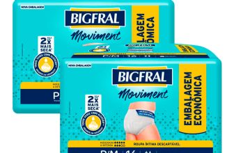 Kit 2 Roupa Íntima Bigfral Moviment P/M 16 Unidades - Adult Diapers & Incontinence vendido por Drogaria  Araujo