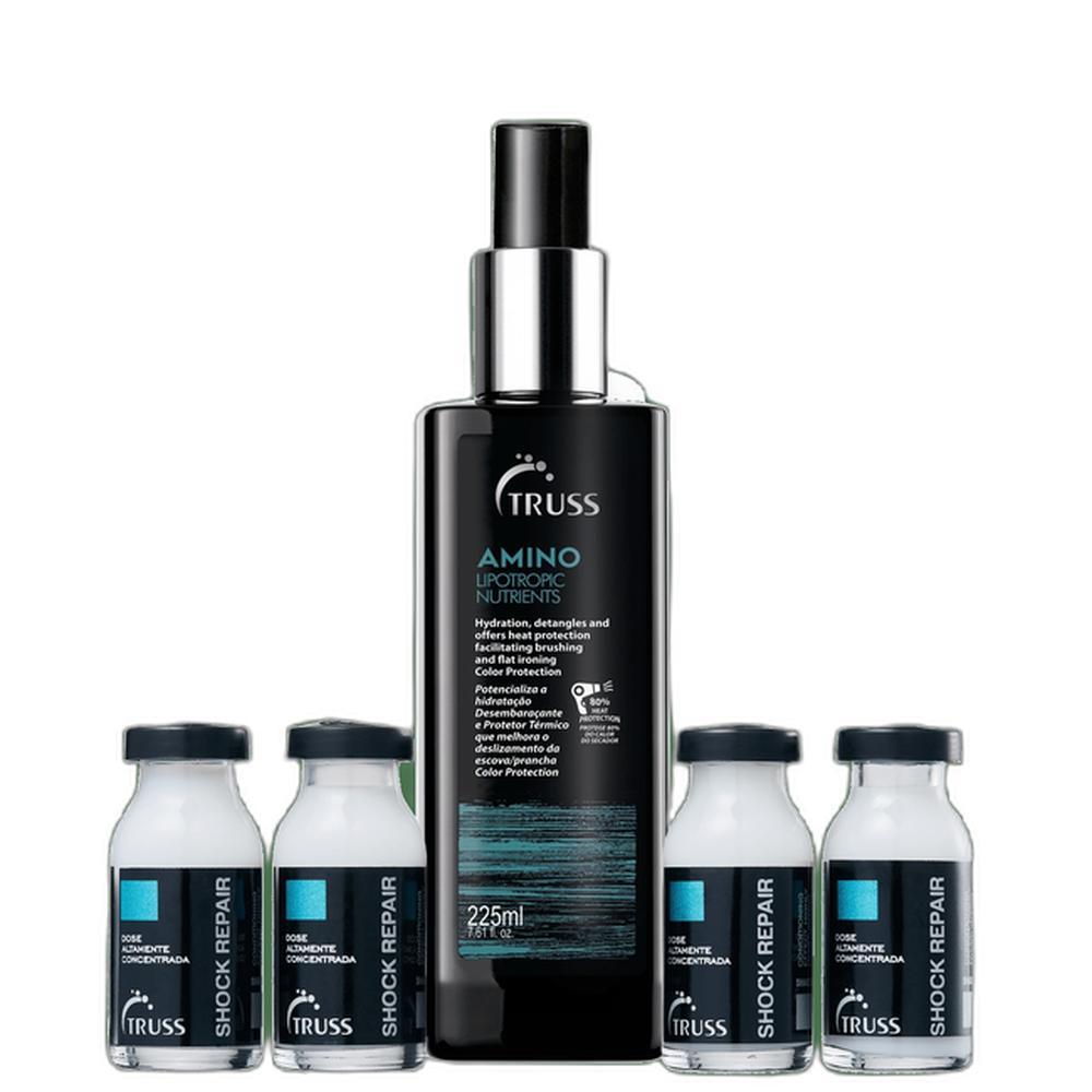 Kit TRUSS Alexandre Herchcovitch Amino Shock Repair (5 Produtos) Kit TRUSS Alexandre Herchcovitch Amino Shock Repair (5 Produtos)