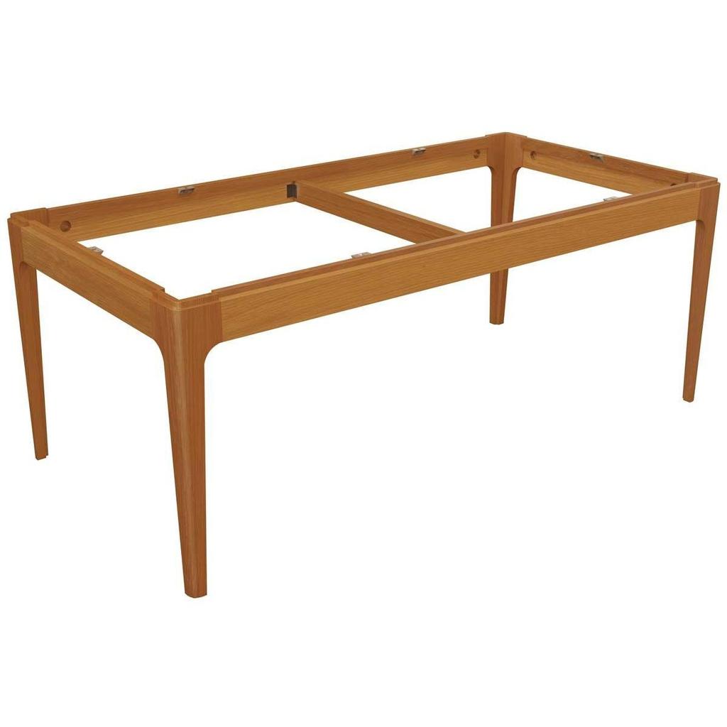 Base Mesa de Jantar Mira BAM004-CA Madeira Maciça s/ Tampo Carvalho – Kappesberg Base Mesa de Jantar Mira BAM004-CA Madeira Maciça s/ Tampo Carvalho – Kappesberg