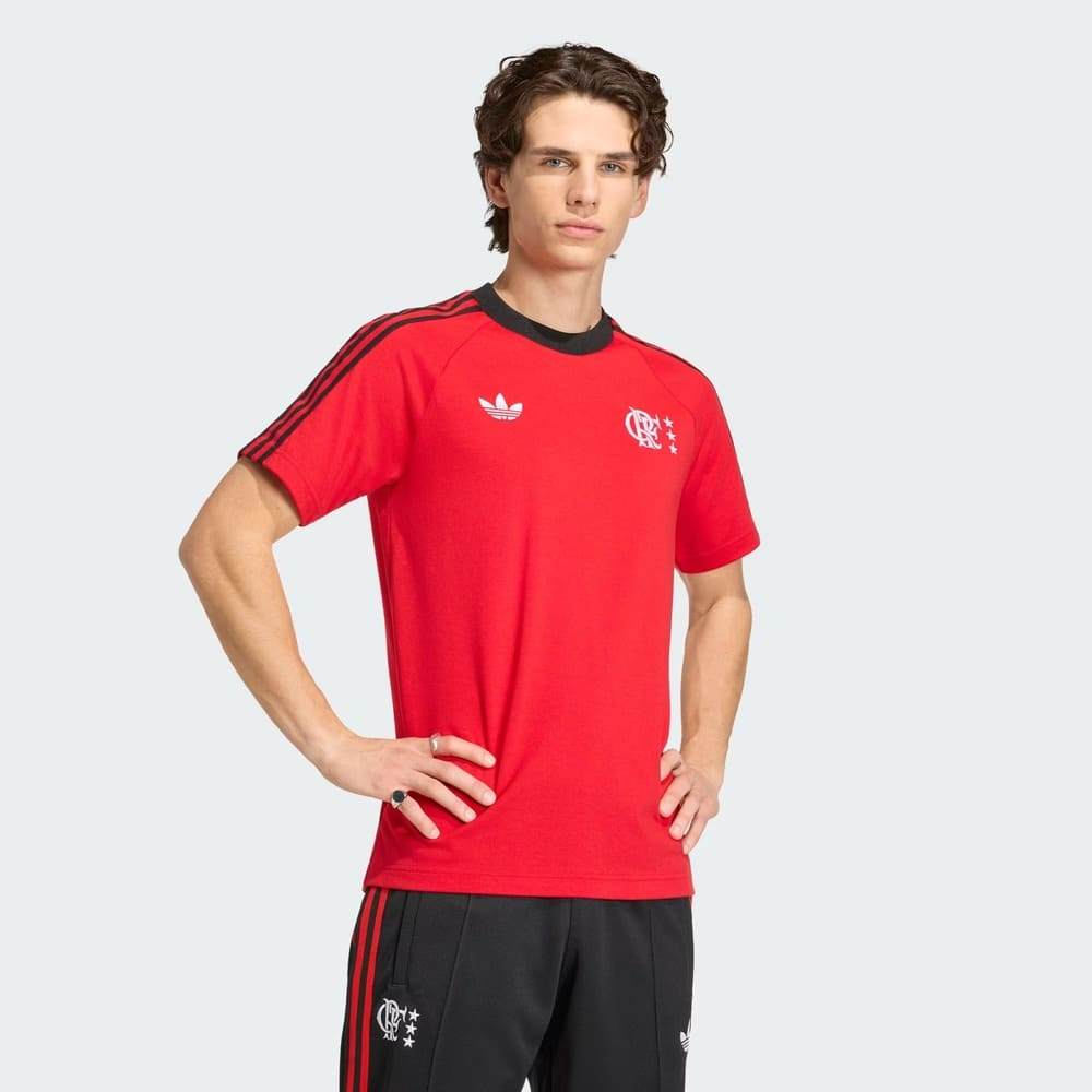 Camisa Flamengo Adidas Originals Vermelho Oficial + NF Camisa Flamengo Adidas Originals Vermelho Oficial + NF