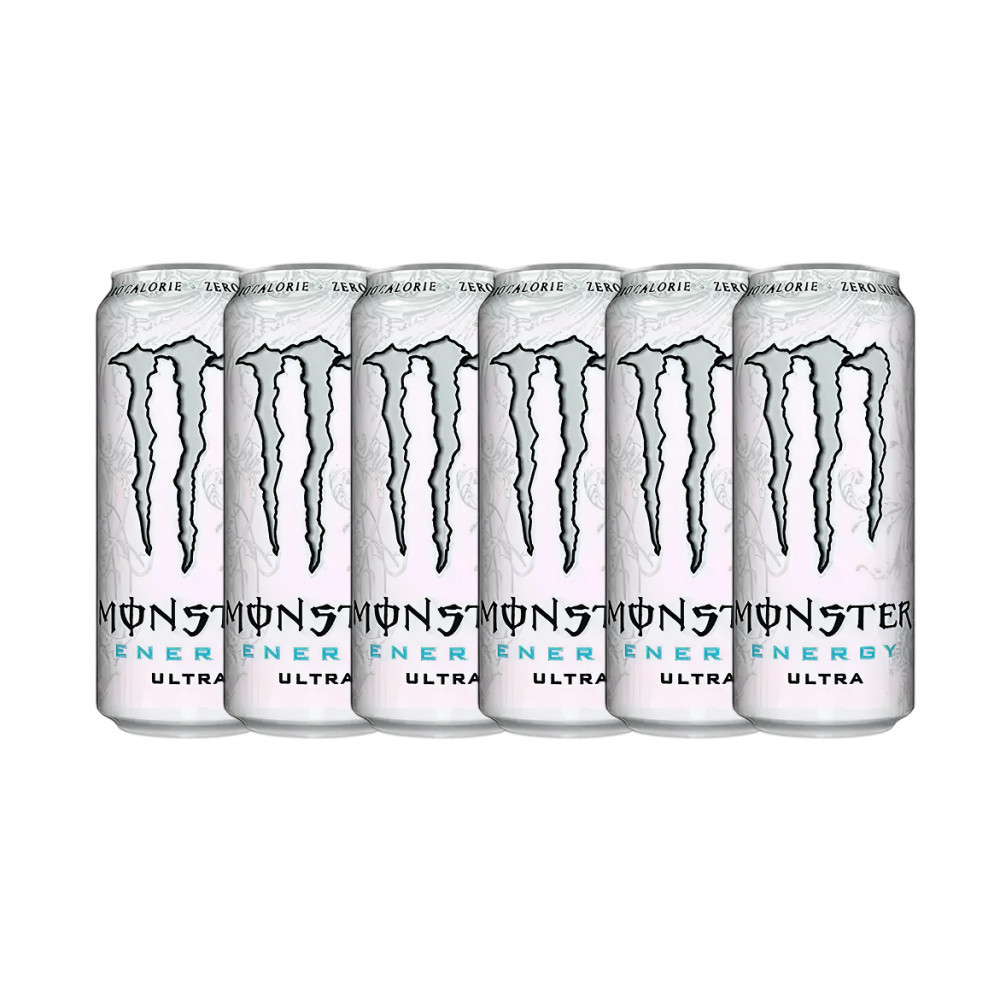 Kit com 6 Energético Monster Ultra Lata 473ml Kit com 6 Energético Monster Ultra Lata 473ml