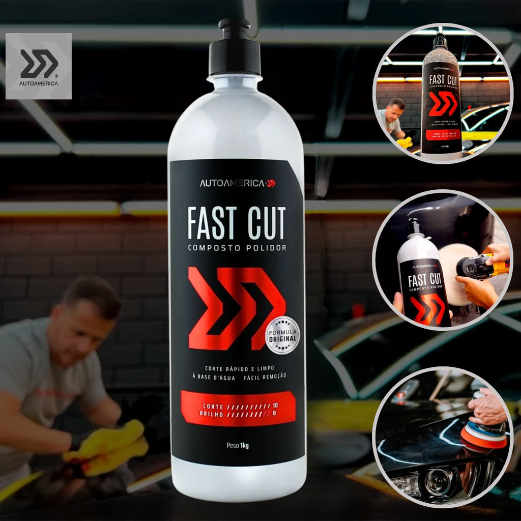 Fast Cut Polishing Compound Autoamerica 1 Litro Fast Cut Polishing Compound Autoamerica 1 Litro