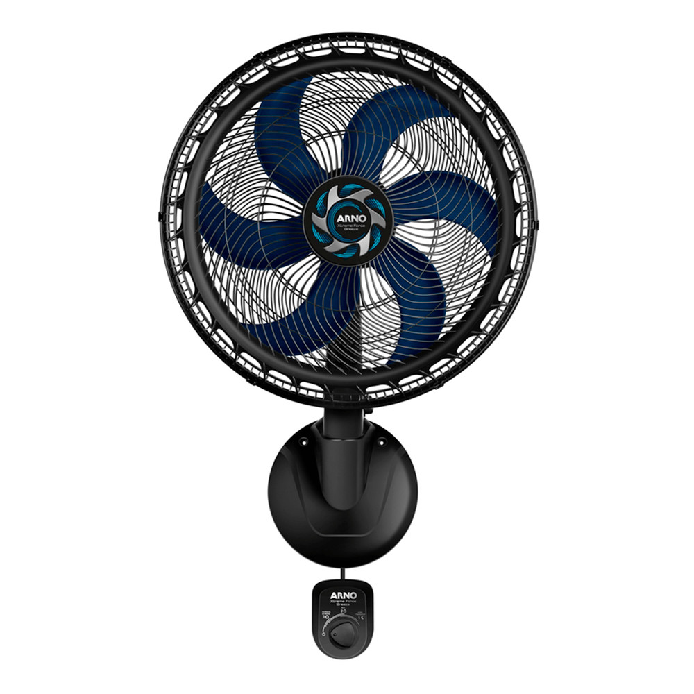 Ventilador Parede Arno 50cm VB51 Extreme Force Breezer Preto 127v Ventilador Parede Arno 50cm VB51 Extreme Force Breezer Preto 127v