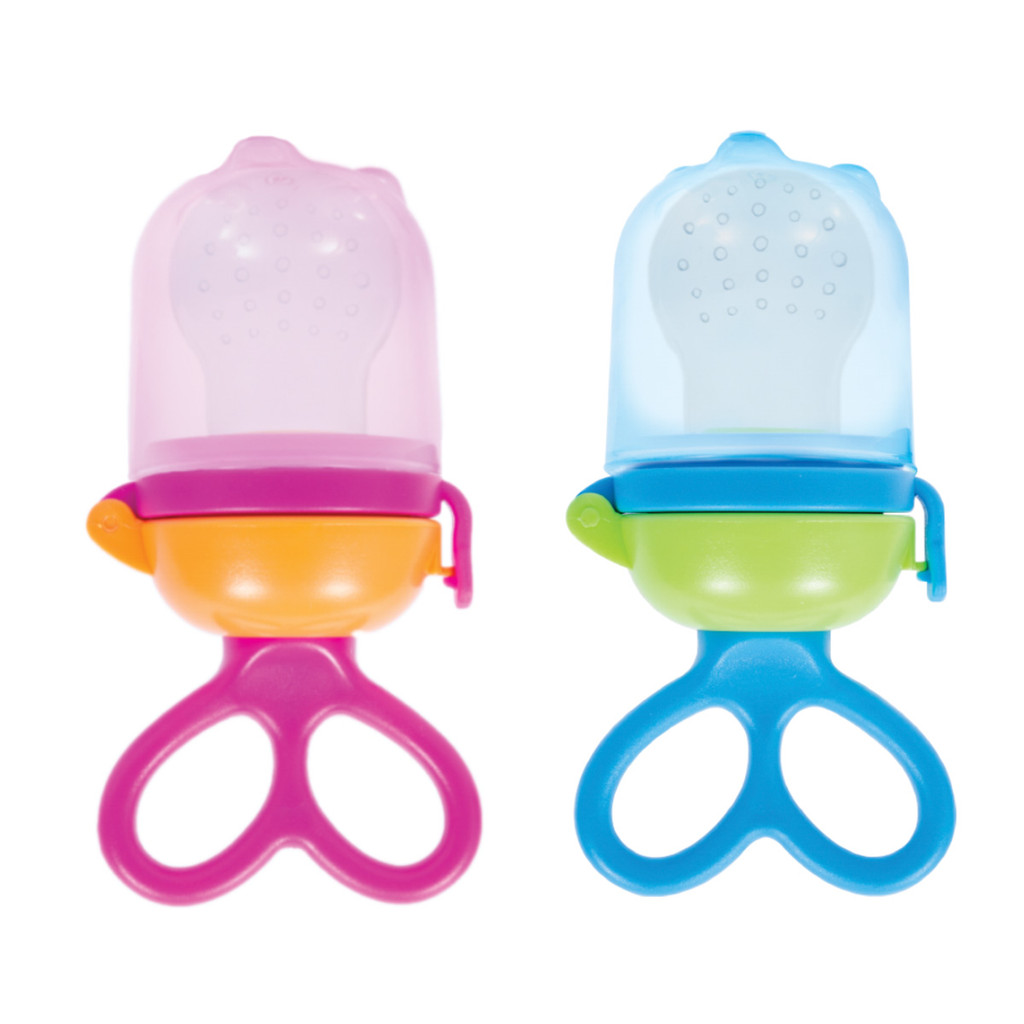 Porta Frutinha Alimentadora Silicone Rosa Buba Porta Frutinha Alimentadora Silicone Rosa Buba