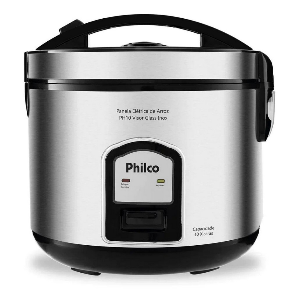 Panela Elétrica de Arroz PH10P Visor Glass 700W Philco Panela Elétrica de Arroz PH10P Visor Glass 700W Philco