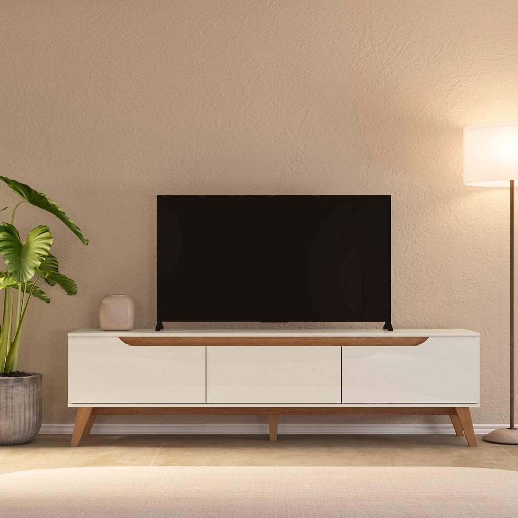 Rack para Tv até 75 Polegadas 180cm 2 Portas 1 Gaveta Liverpool Yescasa Rack para Tv até 75 Polegadas 180cm 2 Portas 1 Gaveta Liverpool Yescasa