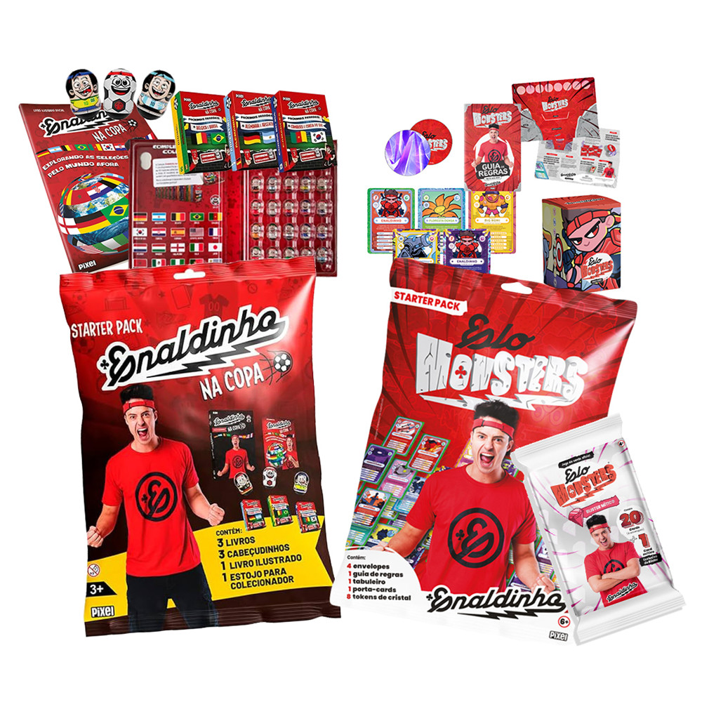 Starter Pack Enaldinho Copa + Starter Pack Cards Enaldinho + Mítico – Novo – Editora Pixel Starter Pack Enaldinho Copa + Starter Pack Cards Enaldinho + Mítico – Novo – Editora Pixel