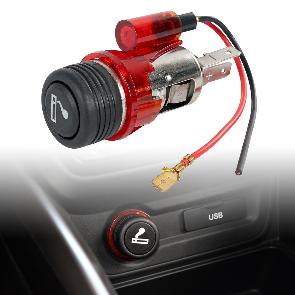 Acendedor tomada de carro 12v Veicular Tomada Automotivo Universal Acendedor tomada de carro 12v Veicular Tomada Automotivo Universal