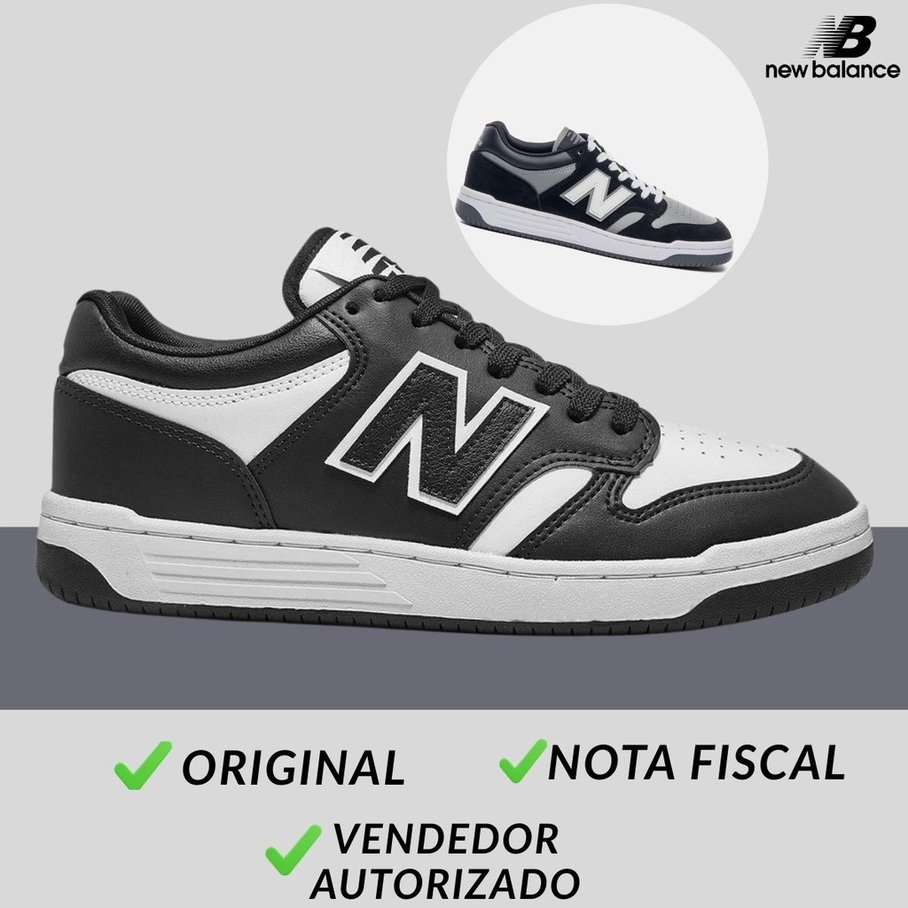 Tênis New Balance Masculino NB 480 Low Unissex Original Tênis New Balance Masculino NB 480 Low Unissex Original