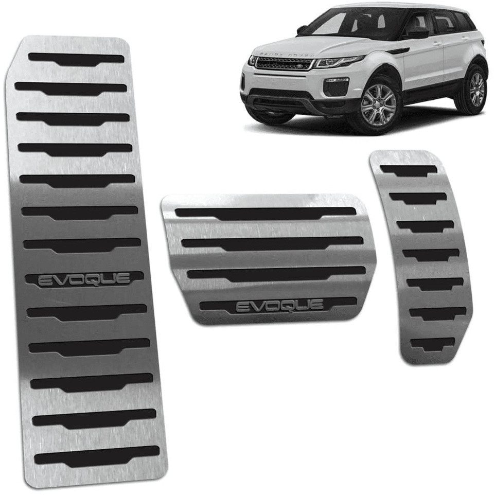Kit Pedaleira Descanso Pé Range Rover Evoque 2012 até 2017 Kit Pedaleira Descanso Pé Range Rover Evoque 2012 até 2017