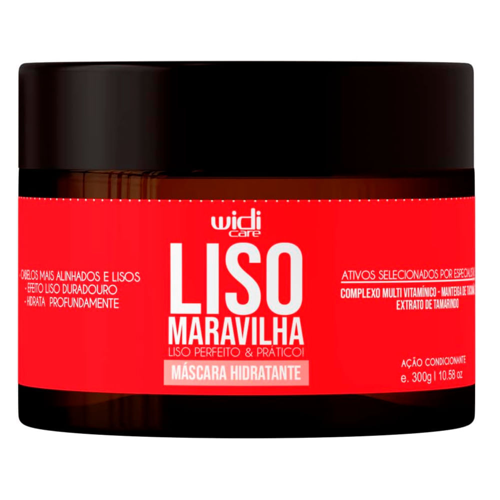 Máscara De Tratamento Widi Care Liso Maravilha Hidratante 300g Máscara De Tratamento Widi Care Liso Maravilha Hidratante 300g