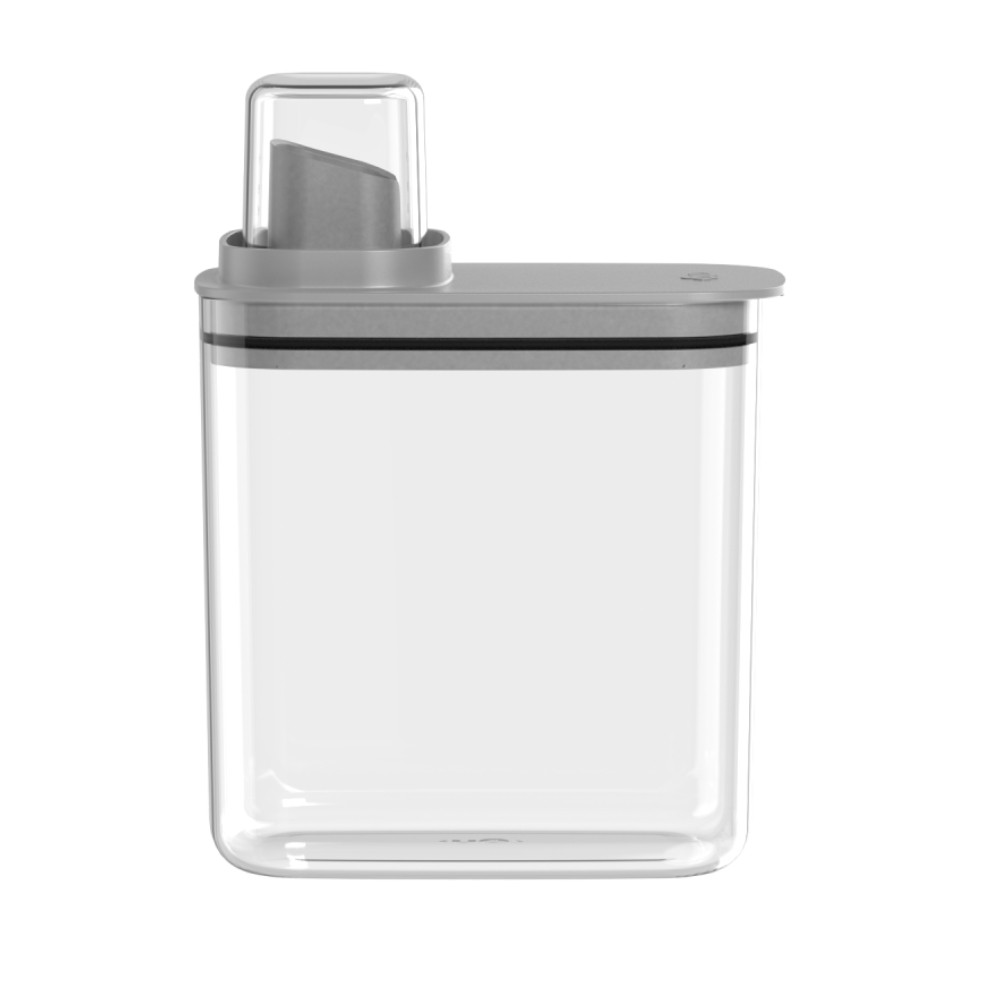 Dispenser Sabão Líquido OU 1,5L Flow Chumbo Com Tampa Medidora Dispenser Sabão Líquido OU 1,5L Flow Chumbo Com Tampa Medidora