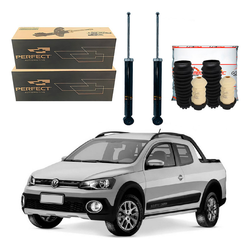 Kit Amortecedor Traseiro Saveiro Cross G6 1.6 2014 A 2017 Kit Amortecedor Traseiro Saveiro Cross G6 1.6 2014 A 2017