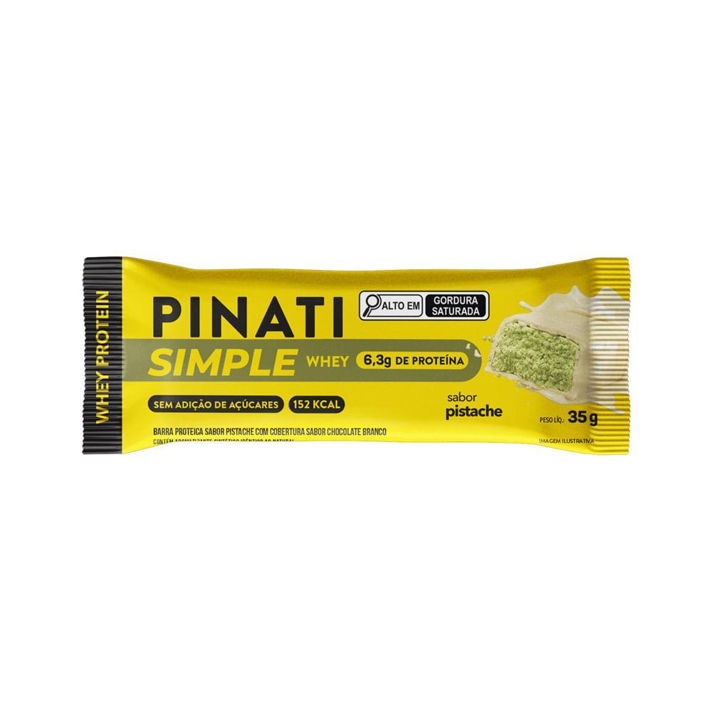 BARRA DE PROTEINA PINATI SIMPLE WHEY PISTACHE 35GR BARRA DE PROTEINA PINATI SIMPLE WHEY PISTACHE 35GR