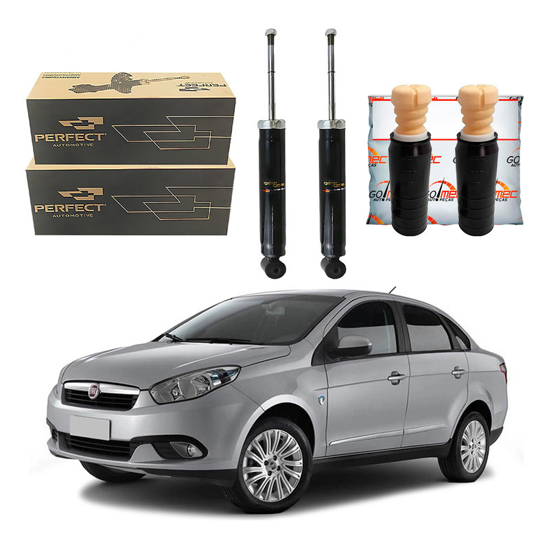 Kit Amortecedor Traseiro Grand Siena 1.4 1.6 2012 A 2016 Kit Amortecedor Traseiro Grand Siena 1.4 1.6 2012 A 2016