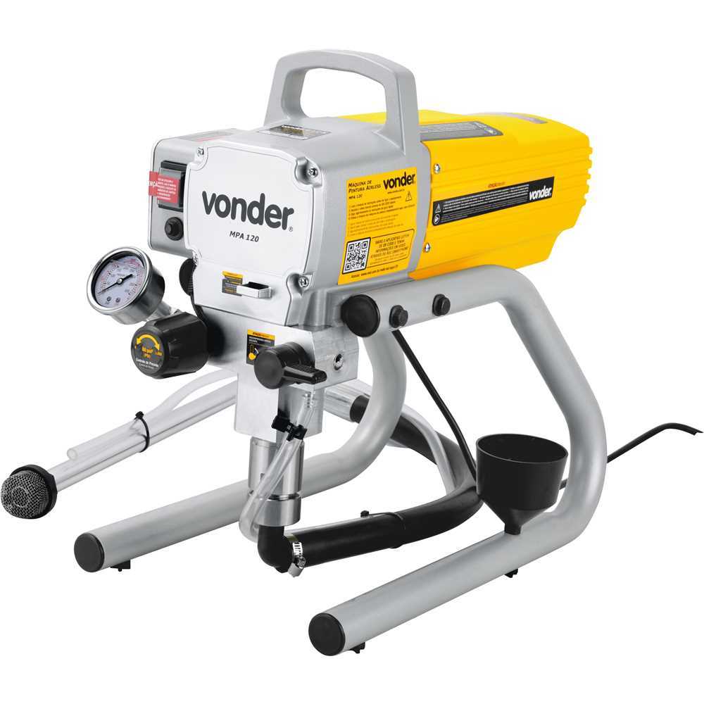 Máquina De Pintura Airless Vonder Mpa 120 1.2 Hp Máquina De Pintura Airless Vonder Mpa 120 1.2 Hp
