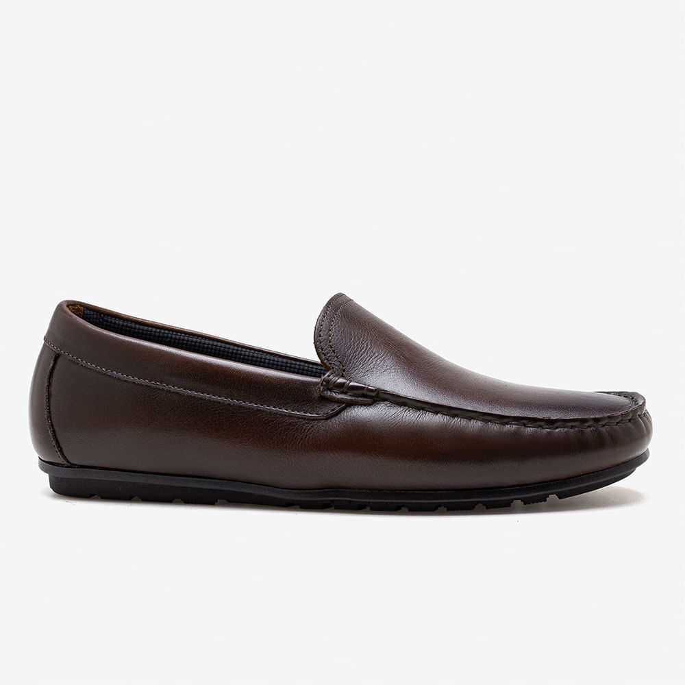 Mocassim Masculino Tom Marrom Couro Mocassim Masculino Tom Marrom Couro