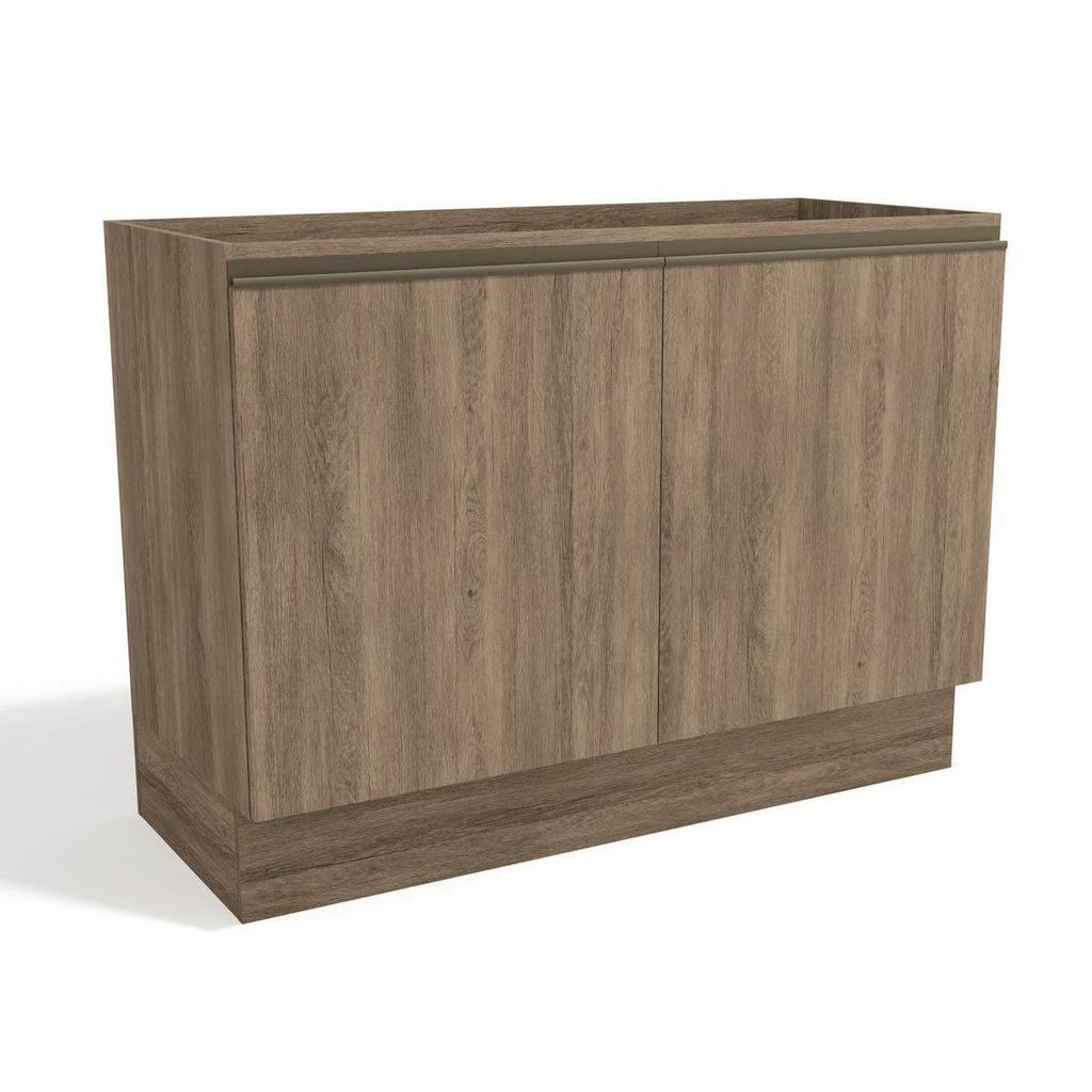 Módulo Cozinha Kappesberg Maxxi Balcão G745 2 Portas p/ Pia 120cm S/tampo Nogal Módulo Cozinha Kappesberg Maxxi Balcão G745 2 Portas p/ Pia 120cm S/tampo Nogal