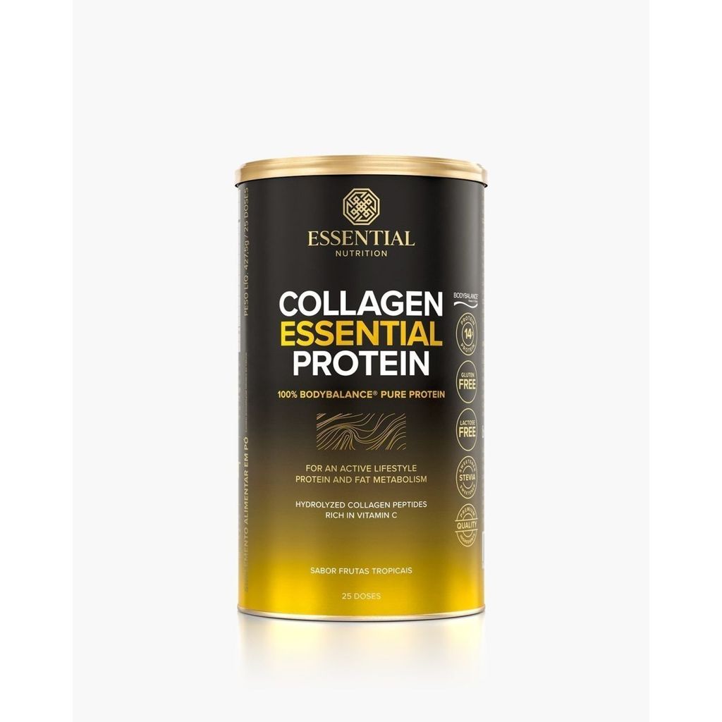 Collagen Essential Protein Bodybalance Frutas Tropicais 427,5g – Essential Nutrition Collagen Essential Protein Bodybalance Frutas Tropicais 427,5g – Essential Nutrition