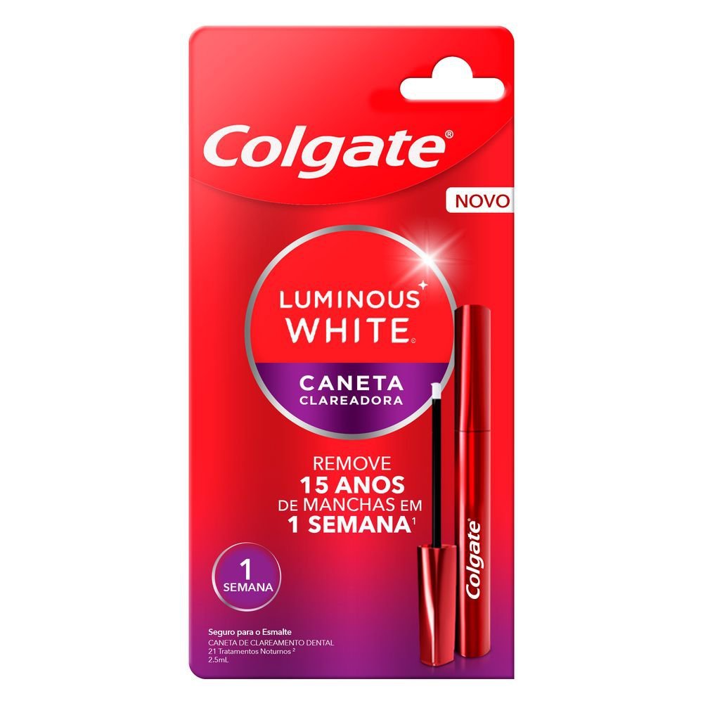 Colgate Luminous White Caneta Clareadora Dental 2,5ml Colgate Luminous White Caneta Clareadora Dental 2,5ml
