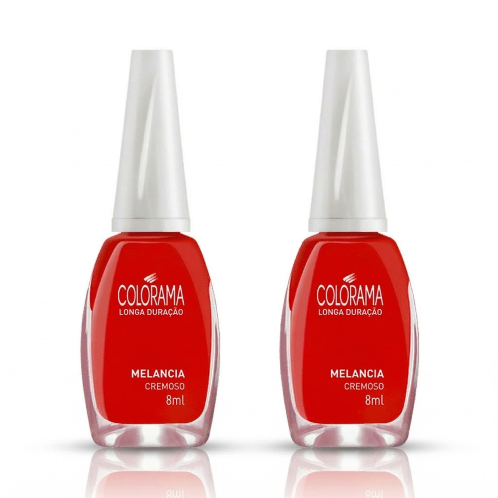 Kit 2 Esmaltes Colorama Cremoso Melancia Kit 2 Esmaltes Colorama Cremoso Melancia