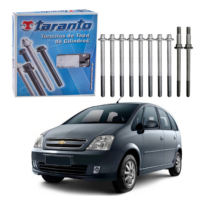 Jogo Parafuso Cabeçote Taranto Meriva 1.8 8v 2008 A 2012 Jogo Parafuso Cabeçote Taranto Meriva 1.8 8v 2008 A 2012