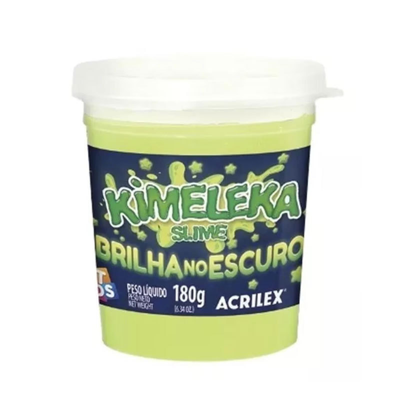 Kimeleka Slime Art Kids neon 180g Acrilex Kimeleka Slime Art Kids neon 180g Acrilex