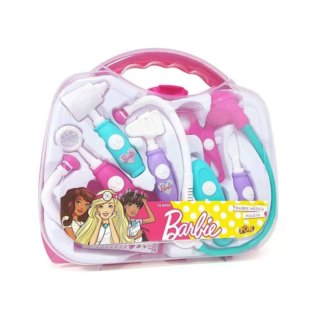 Barbie Kit Médica Maleta – Fun Divirta-Se Barbie Kit Médica Maleta – Fun Divirta-Se