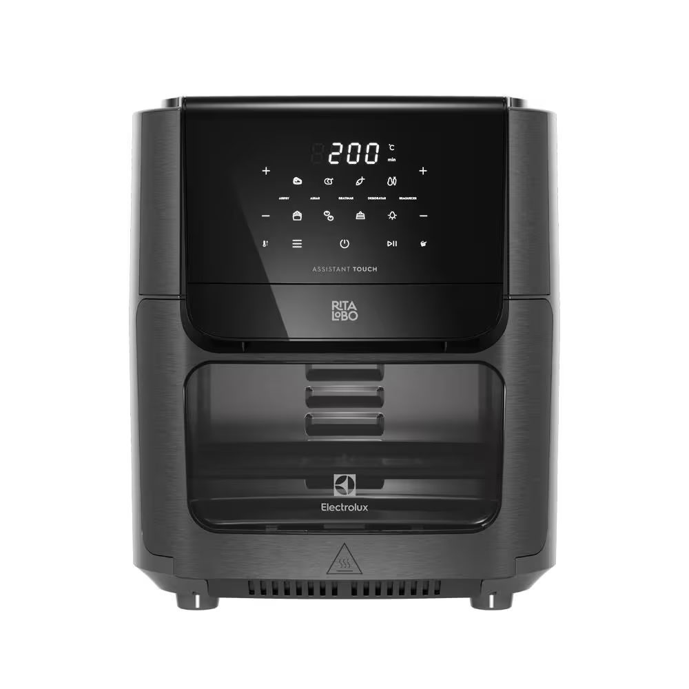 Fritadeira Air Fryer Oven Electrolux EAF85 Experience Rita Lobo 12L 5 em 1 Fritadeira Air Fryer Oven Electrolux EAF85 Experience Rita Lobo 12L 5 em 1