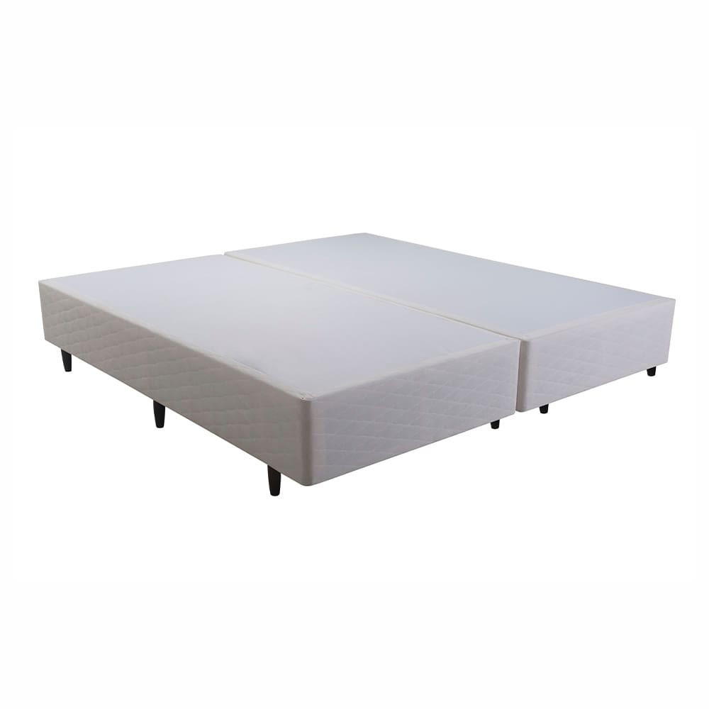 Base Box King Size Sense Poliéster Bipartida 193x203cm Herval Base Box King Size Sense Poliéster Bipartida 193x203cm Herval