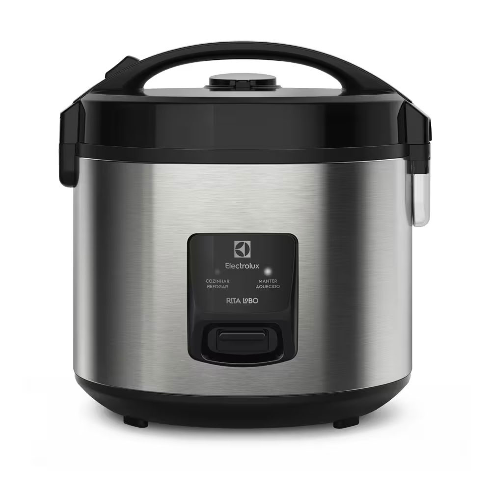 Panela Elétrica de Arroz Efficient ERC20 por Rita Lobo com Trava de Segurança 3,5L Electrolux Panela Elétrica de Arroz Efficient ERC20 por Rita Lobo com Trava de Segurança 3,5L Electrolux