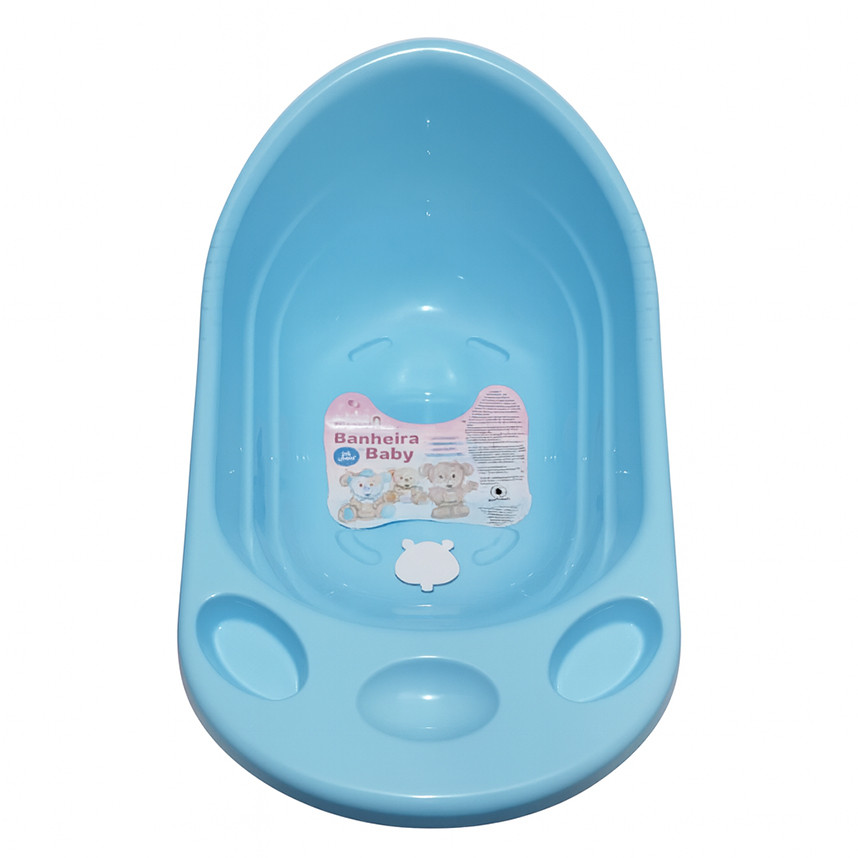 Banheira Bebê Monte Líbano Azul 24 Litros Banheira Bebê Monte Líbano Azul 24 Litros