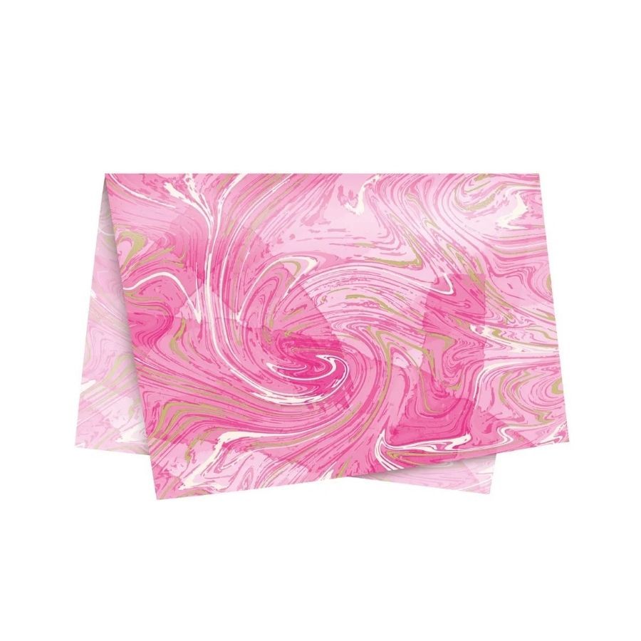 Papel de Seda – 49x69cm – Marmorizado Rosa – 10 unidades – Cromus – Rizzo Papel de Seda – 49x69cm – Marmorizado Rosa – 10 unidades – Cromus – Rizzo