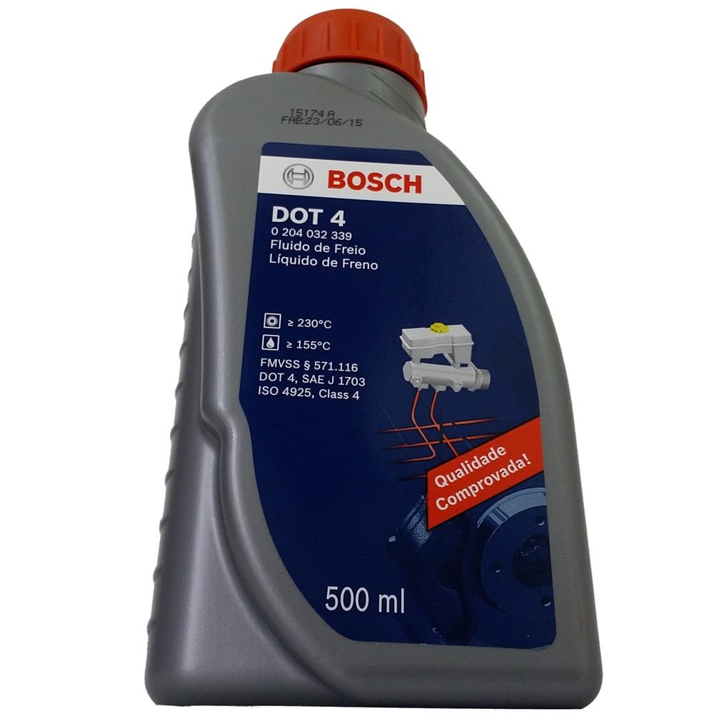 Óleo de Freio Dot 4 Bosch 500ml Óleo de Freio Dot 4 Bosch 500ml