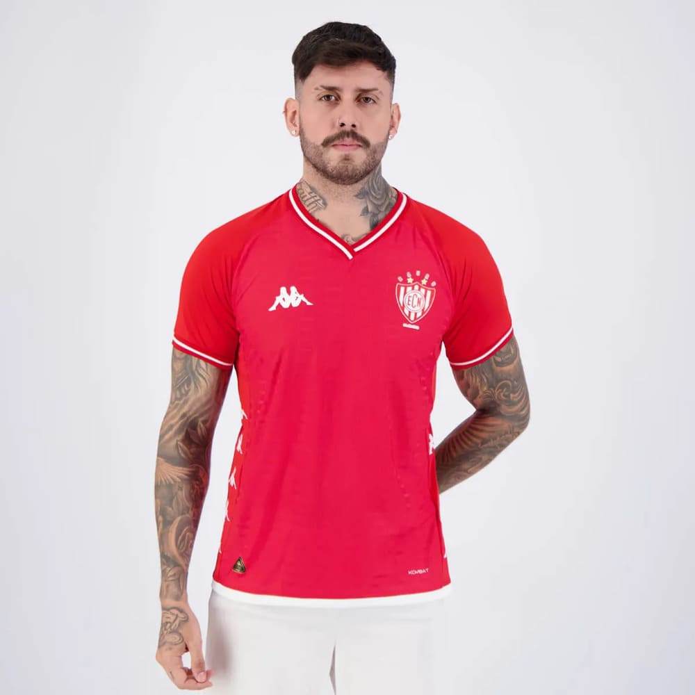 Camisa Noroeste I Kappa 2025 Vermelha Camisa Noroeste I Kappa 2025 Vermelha