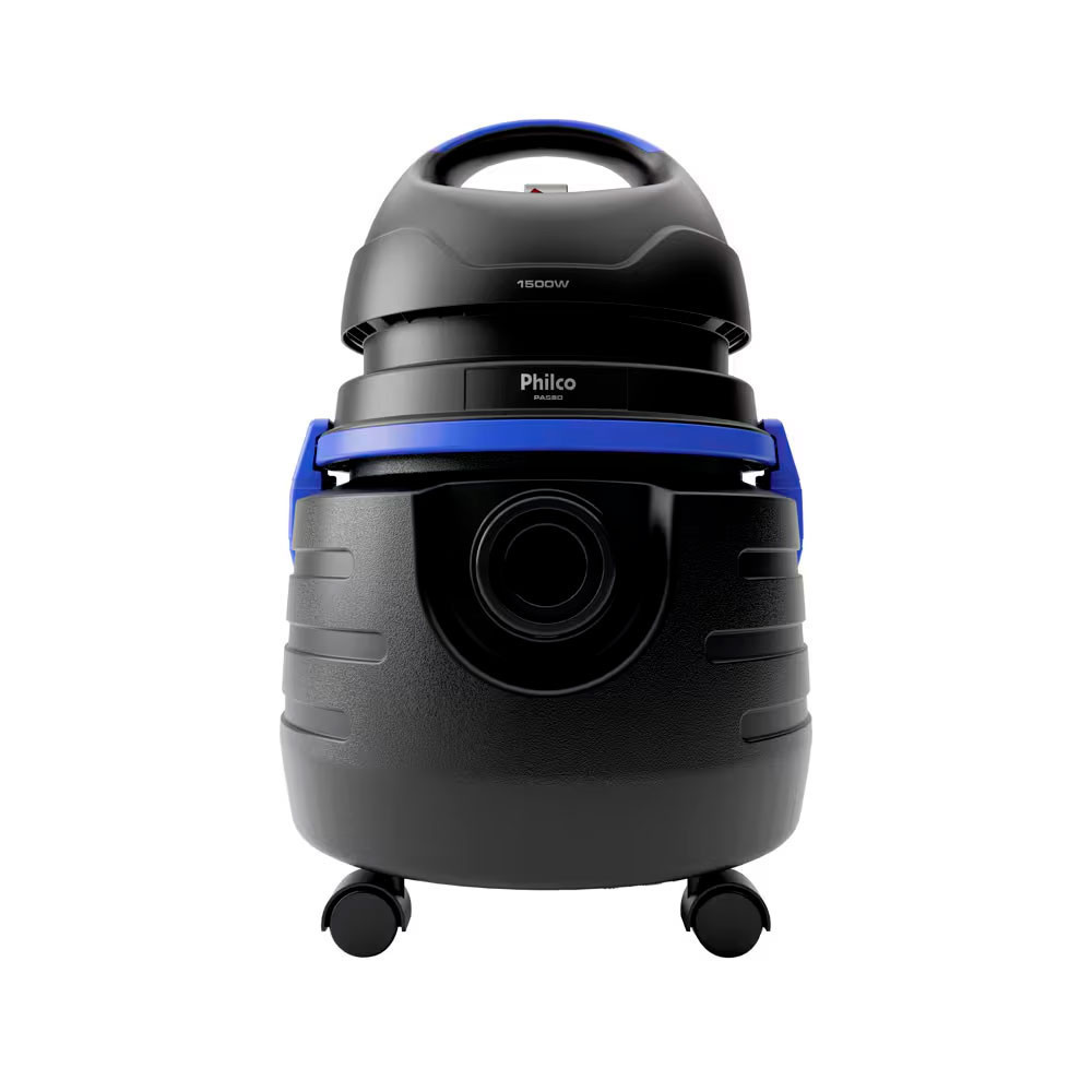 Aspirador de Pó e Água PAS80 com Função Sopro 20 Litros 1500W Philco Aspirador de Pó e Água PAS80 com Função Sopro 20 Litros 1500W Philco