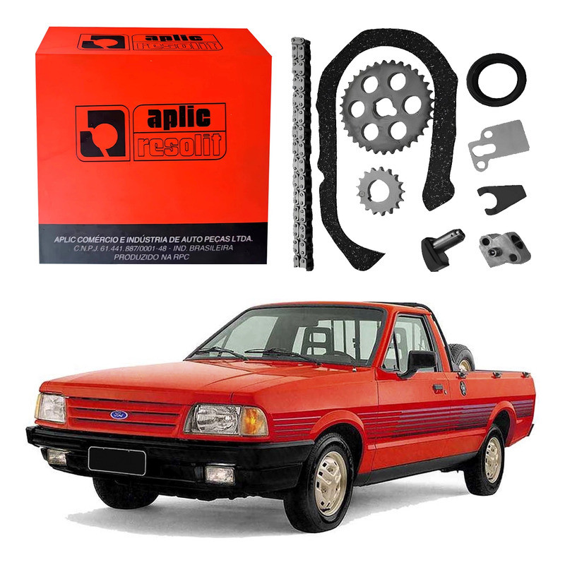 Kit Corrente Completo Ford Pampa 1.6 Cht 1989 A 1997 Kit Corrente Completo Ford Pampa 1.6 Cht 1989 A 1997