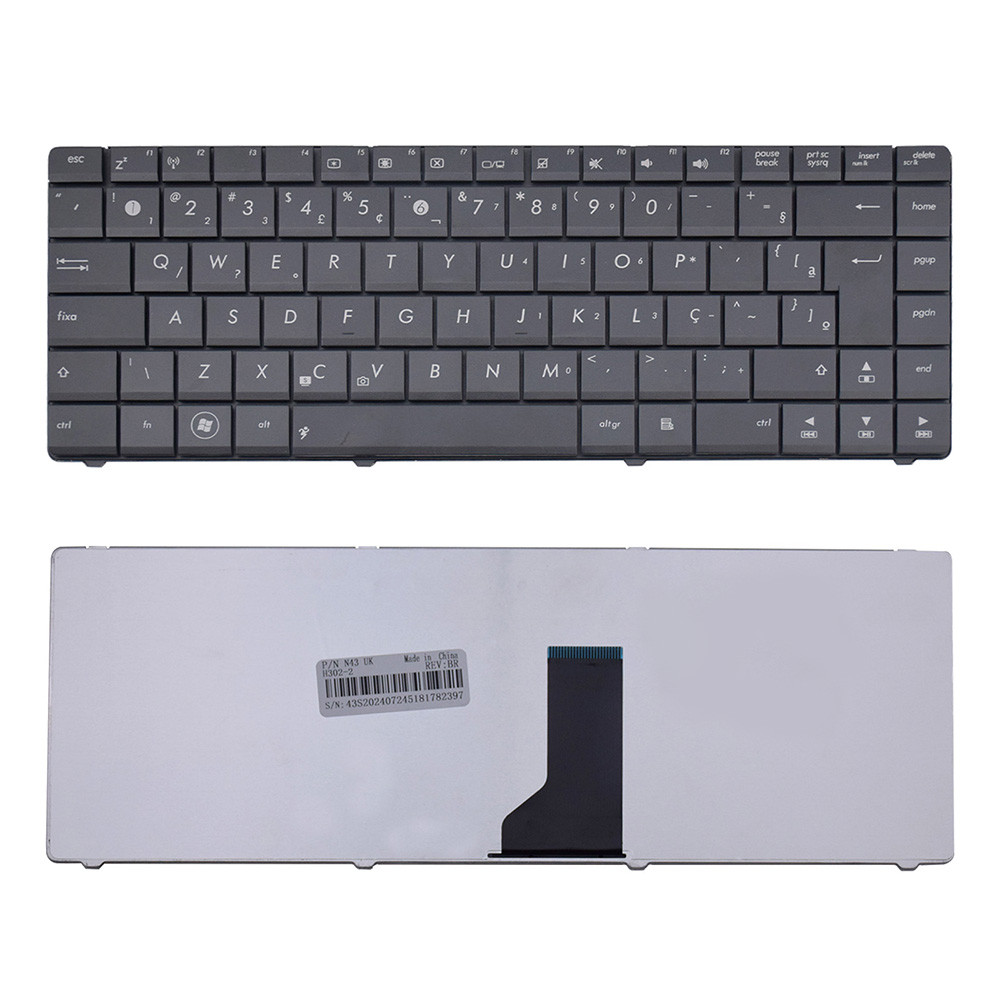 Teclado para Notebook Asus X Series X44C Sem Moldura Teclado para Notebook Asus X Series X44C Sem Moldura