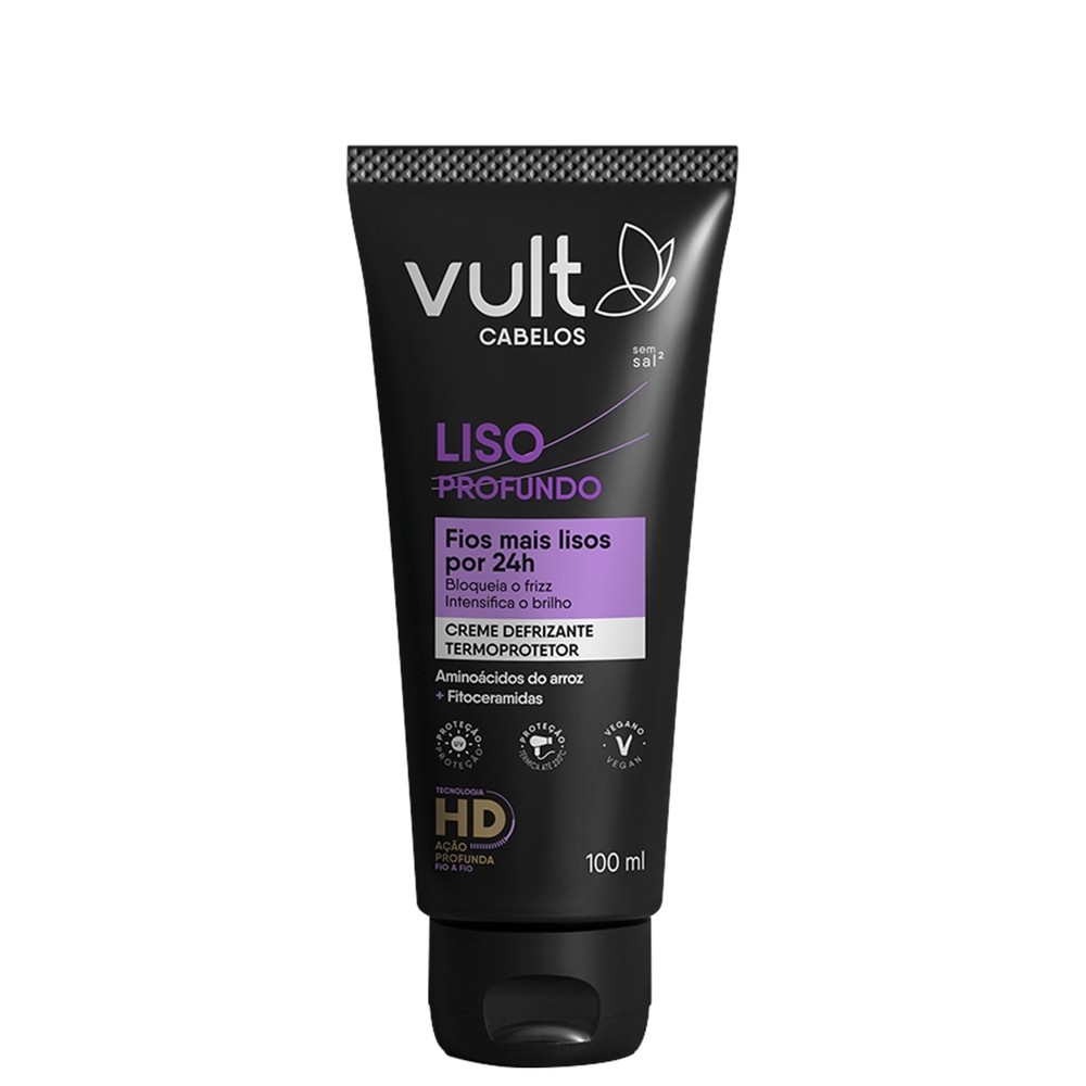 Vult Liso Profundo Creme Defrizante Termoprotetor 100ml Vult Liso Profundo Creme Defrizante Termoprotetor 100ml