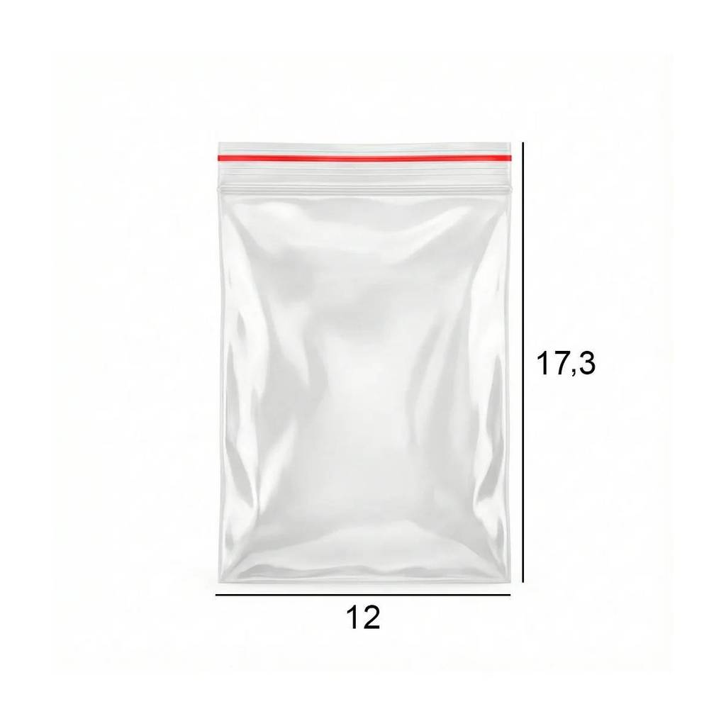 Saco plástico Zip Lock n06 12×17,3cm transparente pacote com 100 unidades Inoven Saco plástico Zip Lock n06 12×17,3cm transparente pacote com 100 unidades Inoven