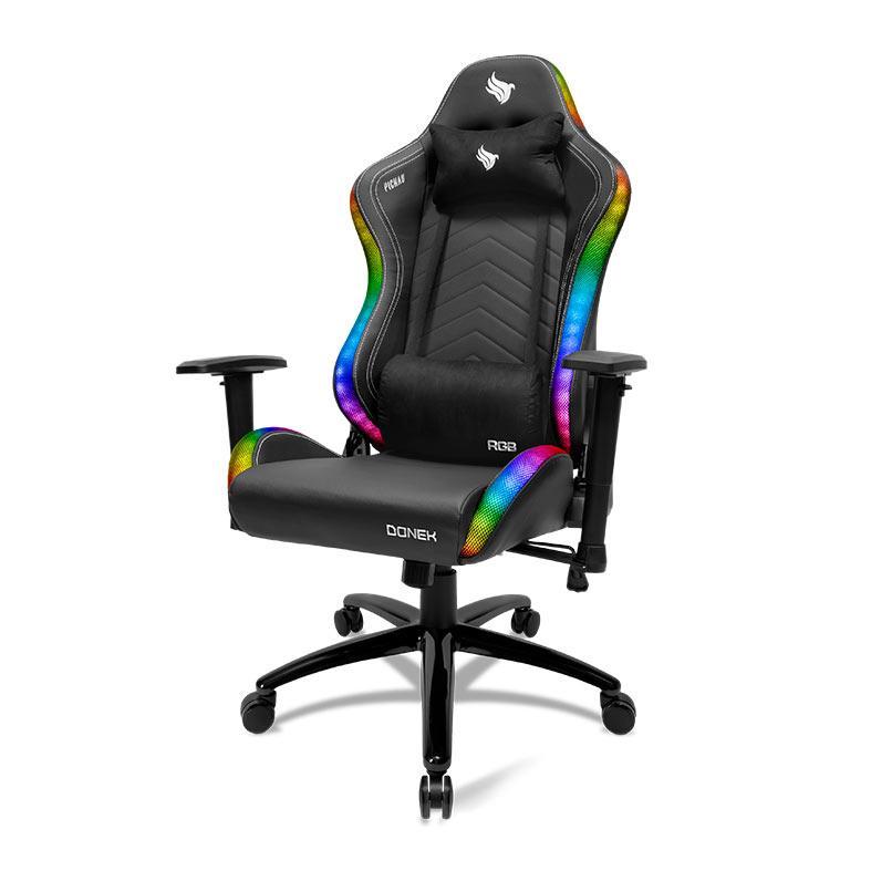 Cadeira Gamer Pichau Donek, RGB, Preto, PG-DNK-RGB01 Cadeira Gamer Pichau Donek, RGB, Preto, PG-DNK-RGB01