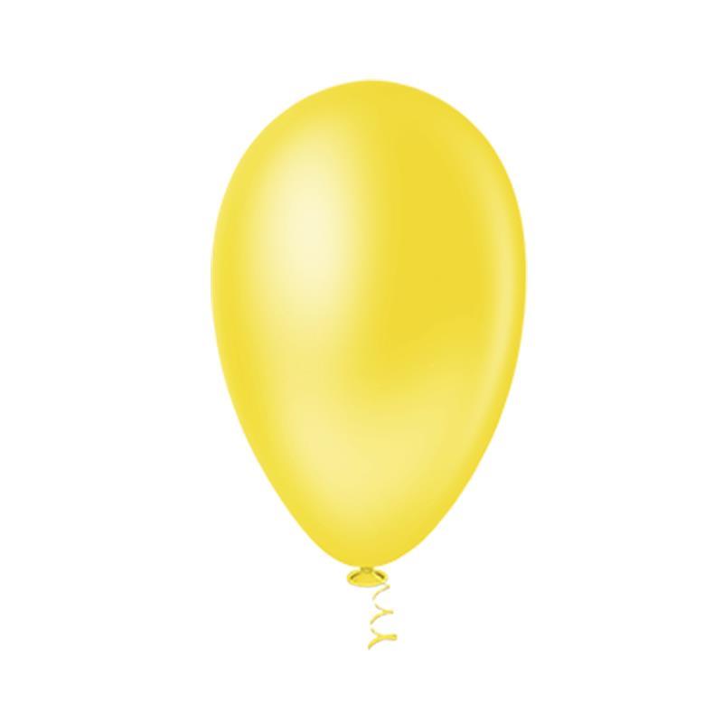 Bexiga amarelo número 7 Riberball 50unid Pic Pic Bexiga amarelo número 7 Riberball 50unid Pic Pic